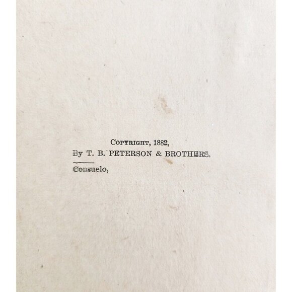 Consuelo George Sand 1882 Victorian First Avon Edition HC Literature Book BKBX4 - Picture 5 of 5